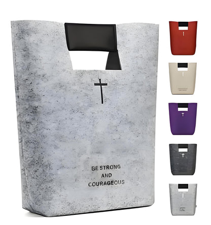 Rectangle Felt Tote Bag Shopping Bag W/Handler
