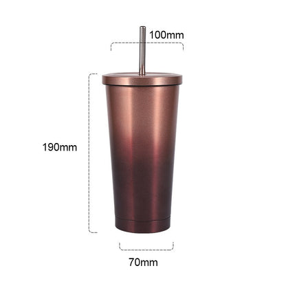 16 oz.Vacuum Insulated Travel Coffe Tumbler W/ Straw