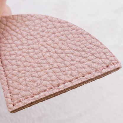 Cheese Shape Bookmark Triangle PU Leather Bookmark Page Corner for Book Lover