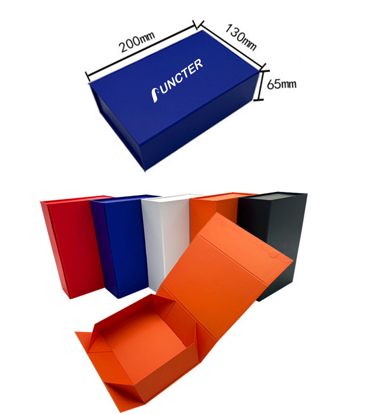 Folding Gift Box/One-piece Gift Box/Magnetic Clamshell Packing Box 8.66'' X 5.91''