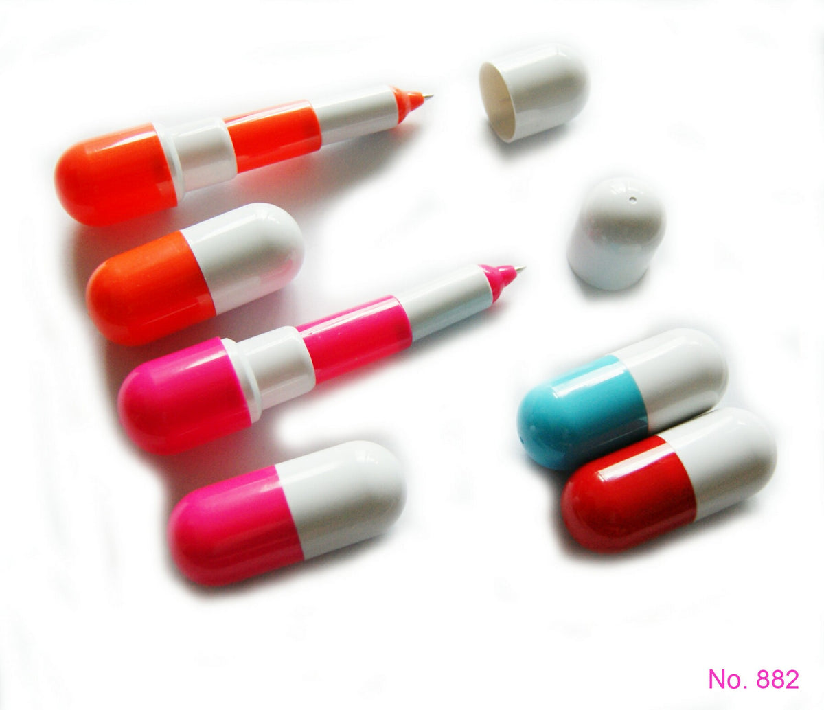 Capsule Shaped Extendable Ballpoint Pen