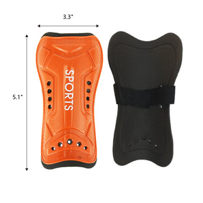 Football Shin Guard Pads for Youth Kid with Strap Ties Soccer Leg Protector Size S