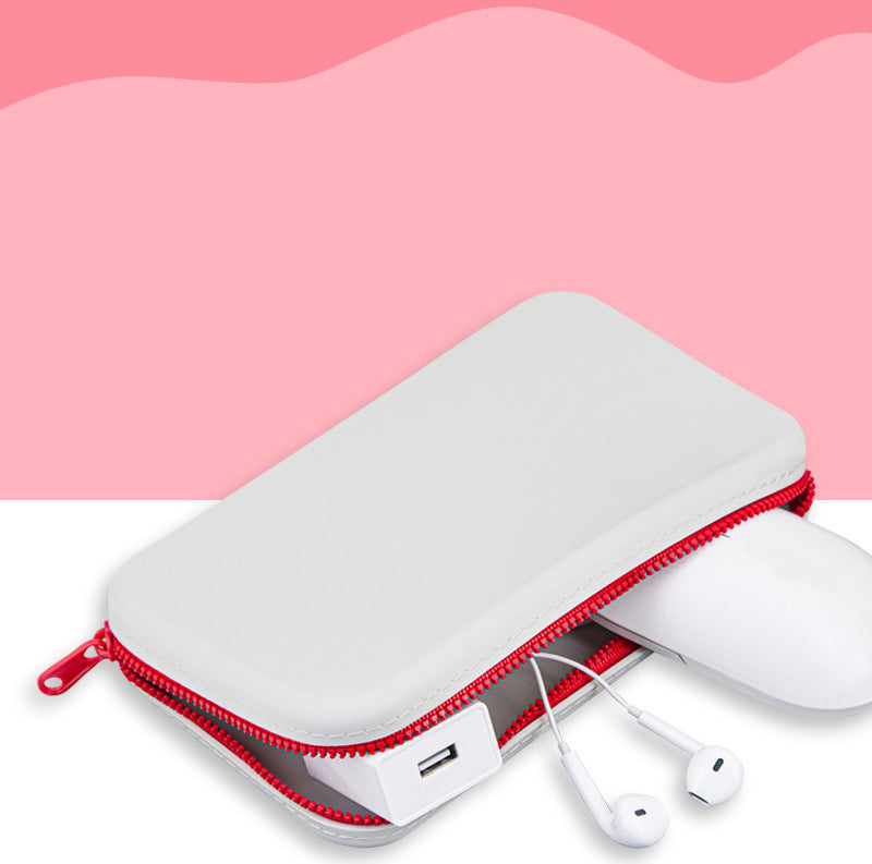 Multi Purpose Portable Silicone Zipper Organizer Bag For Samll Items and Cosmetic