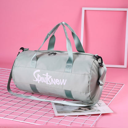 Wet and Dry Separated Oxford Tote Bag Swimming Bag Gym Bag for Beach/Fitness/Travel