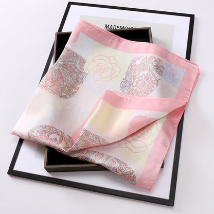 28" x 28" Stain Square Scarf Neck Scarves Kerchief Neckerchief Headband Handbags Wrap Scarf #22