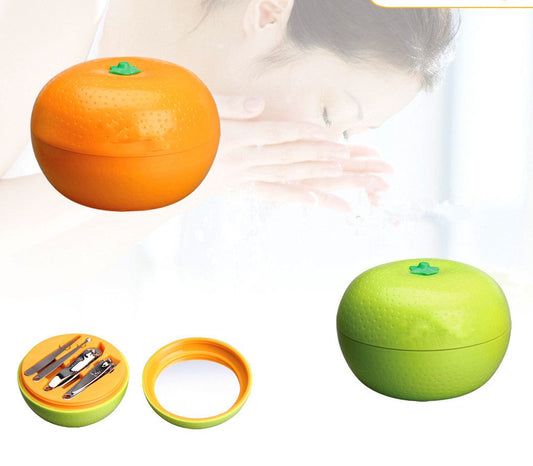 Orange Shape Manicure Set