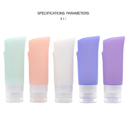 3 OZ Silicone Travel Cosmetics Split Bottles