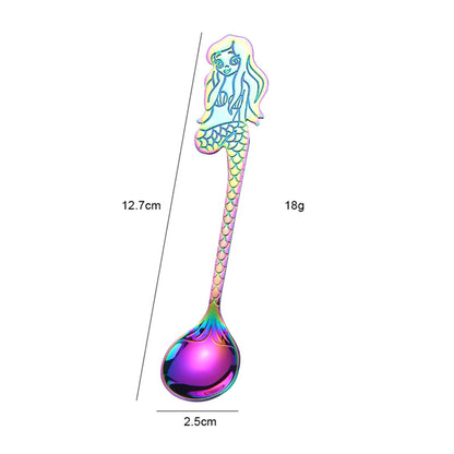 Mermaid Coffee Spoon Stainless Steel Hanging Spoon