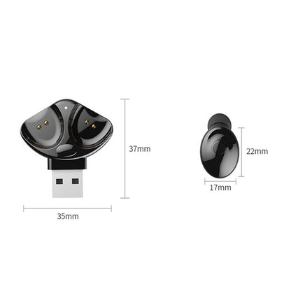 Portable TWS Earbuds w/USB Charging