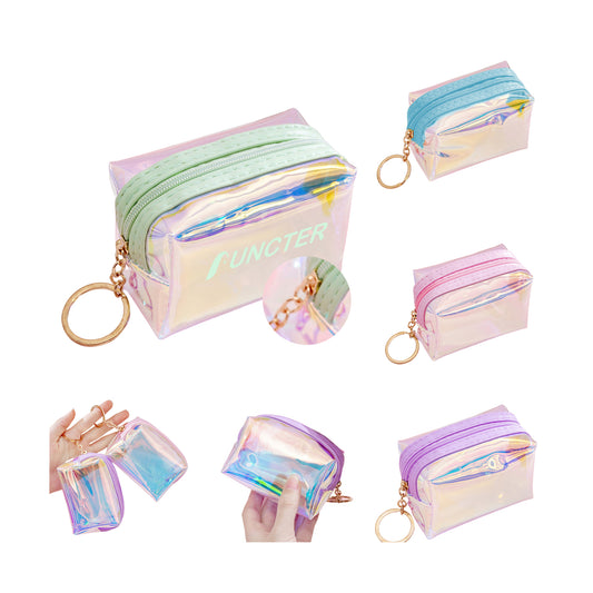 Transparent Lightweight Laser Coin Wallet