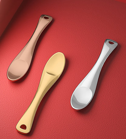 Mini Metal Cosmetic Skincare Spatula Facial Tool