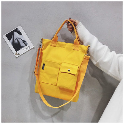 12 oz Canvas Grocery Shopping Tote Bag Single Shoulder Bag Crossbody Bag
