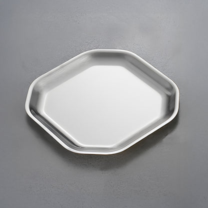 Stainless Steel Snack Seasoning Plate 5.9"