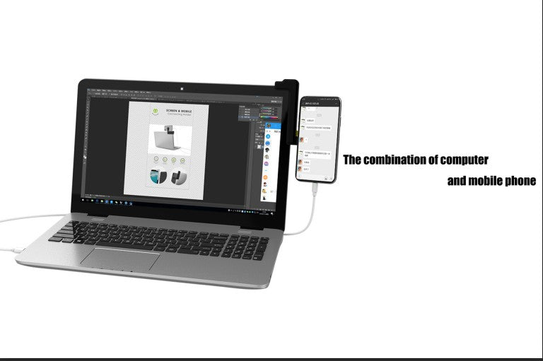 Screen & Mobile Phone Connecting Holder