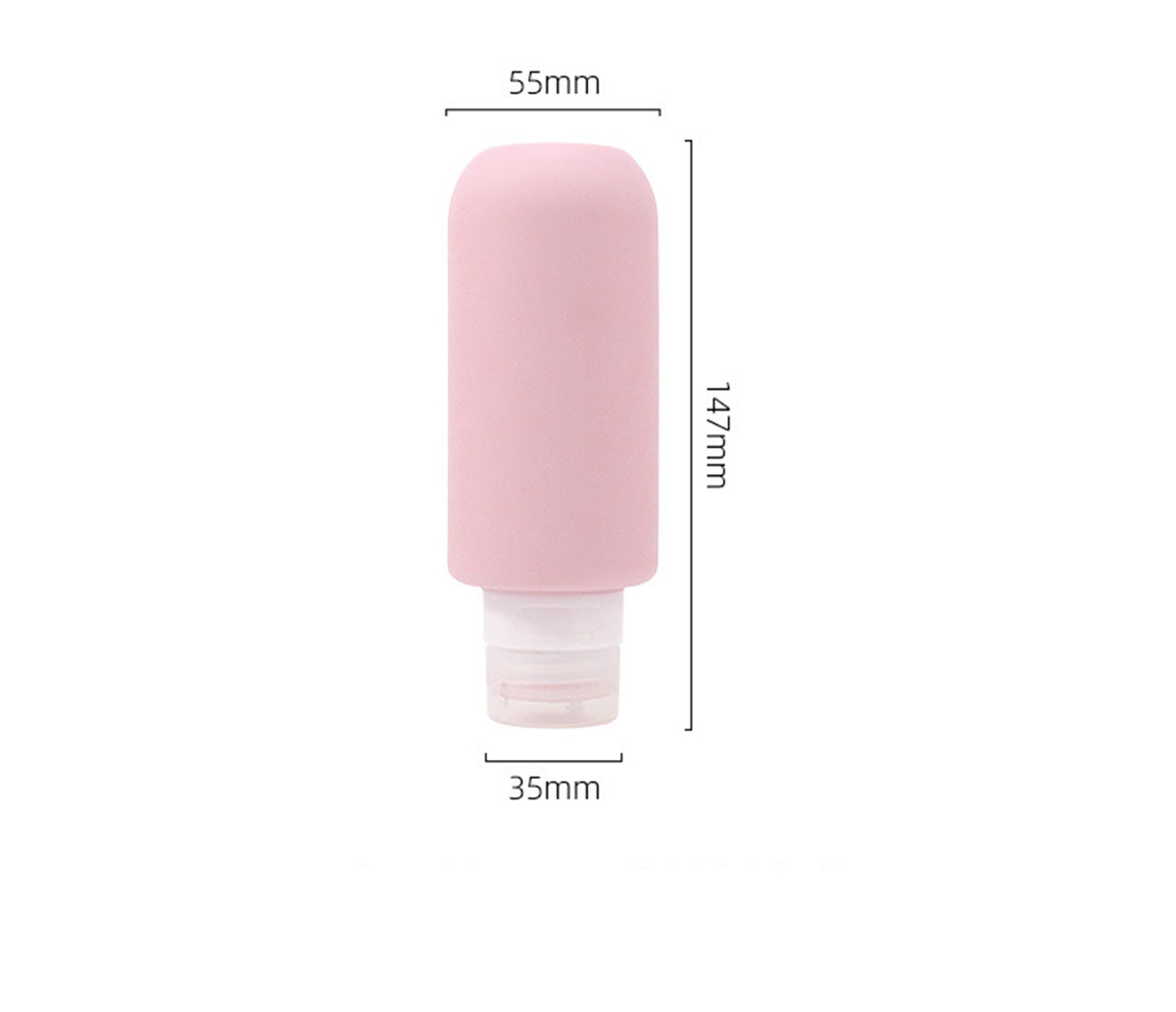 6.7OZ Silicone Travel Bottles for Toiletries, Leak-Proof Refillable Cosmetic Squeeze Bottles