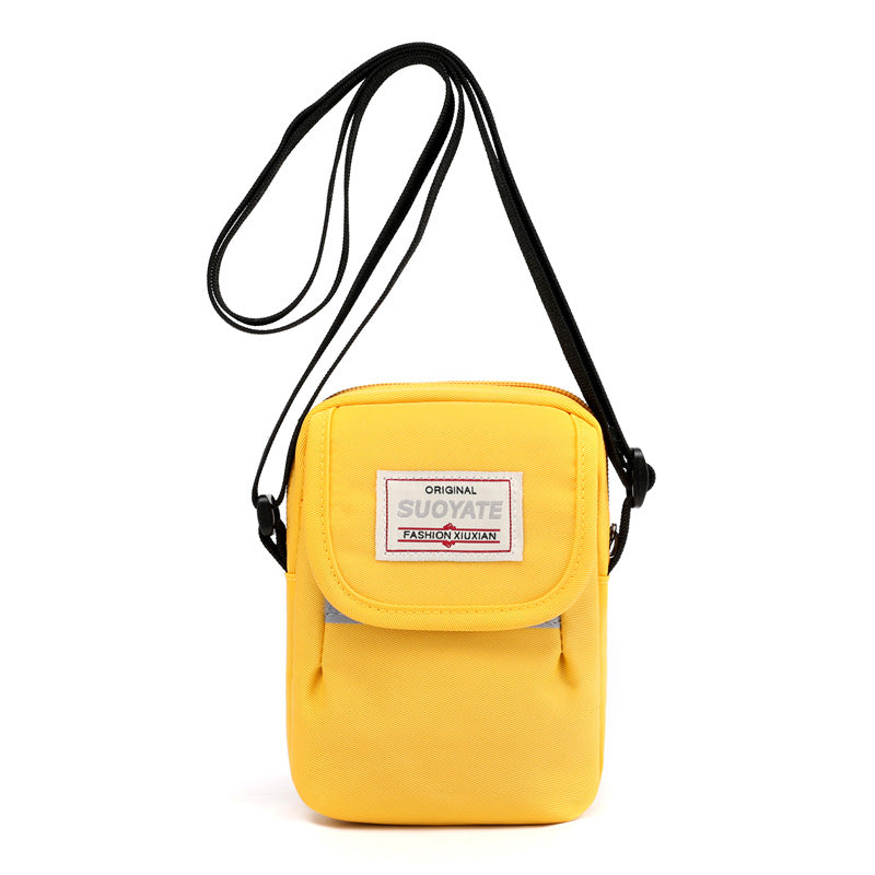 Nylon Mini Crossbody Bag Single Shoulder Bag Daily Cell Phone Purse Bag Stadium Approved Bag