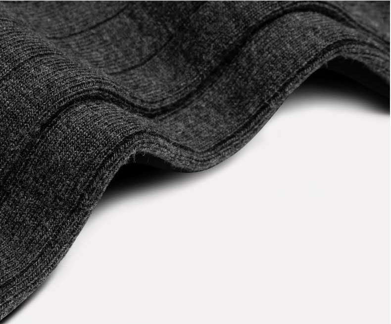 Men Casual Cotton Socks Mid-calf Length Socks For Adult Stretch Crew Socks Thick Warm Sock