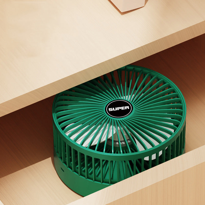 Foldable Rechargeable Desk Fan 3 Levels Wind Speed 180 Degree Rotatable Portable Handheld Fan