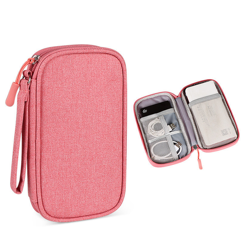 Electronic Organizer Travel Cable Organizer Bag Pouch (1 Layer)