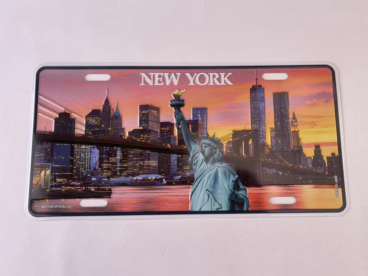 Custom Metal Aluminum License Plate Tag