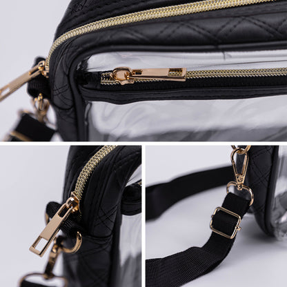Transparent PVC Single Shoulder Crossbody Bag