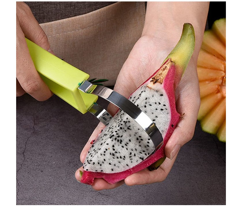 Carespot Melon Baller Scoop Set, 4" 1 Stainless Steel Melon Cutter Watermelon Scooper