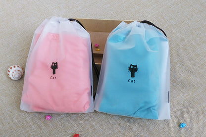 9.9 x 11.9" Double Drawstring Pouch Waterproof Candy Jewelry Party Wedding Favor Present Bag