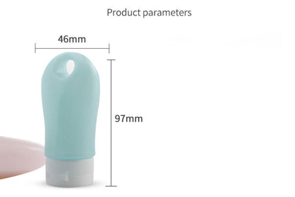 2 OZ Silicone Travel Split Bottles, Travel Size Bottles for Shampoo,Conditioner,Lotion,Toiletries