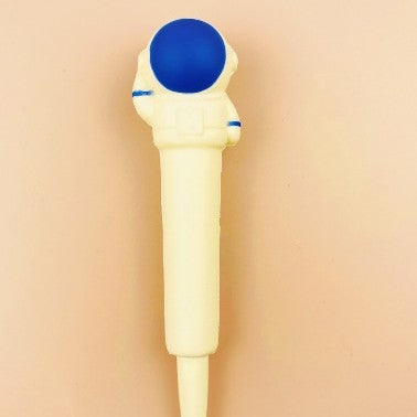 Astronaut Stress Reliever Pen 2" 1 Squeeze Toy Pen PU Foam Gel Ink Pen