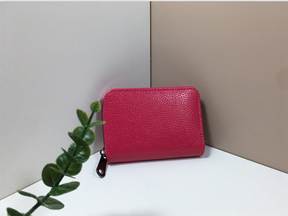 Women's PU Leather Zip Around Wallet Clutch Travel Purse