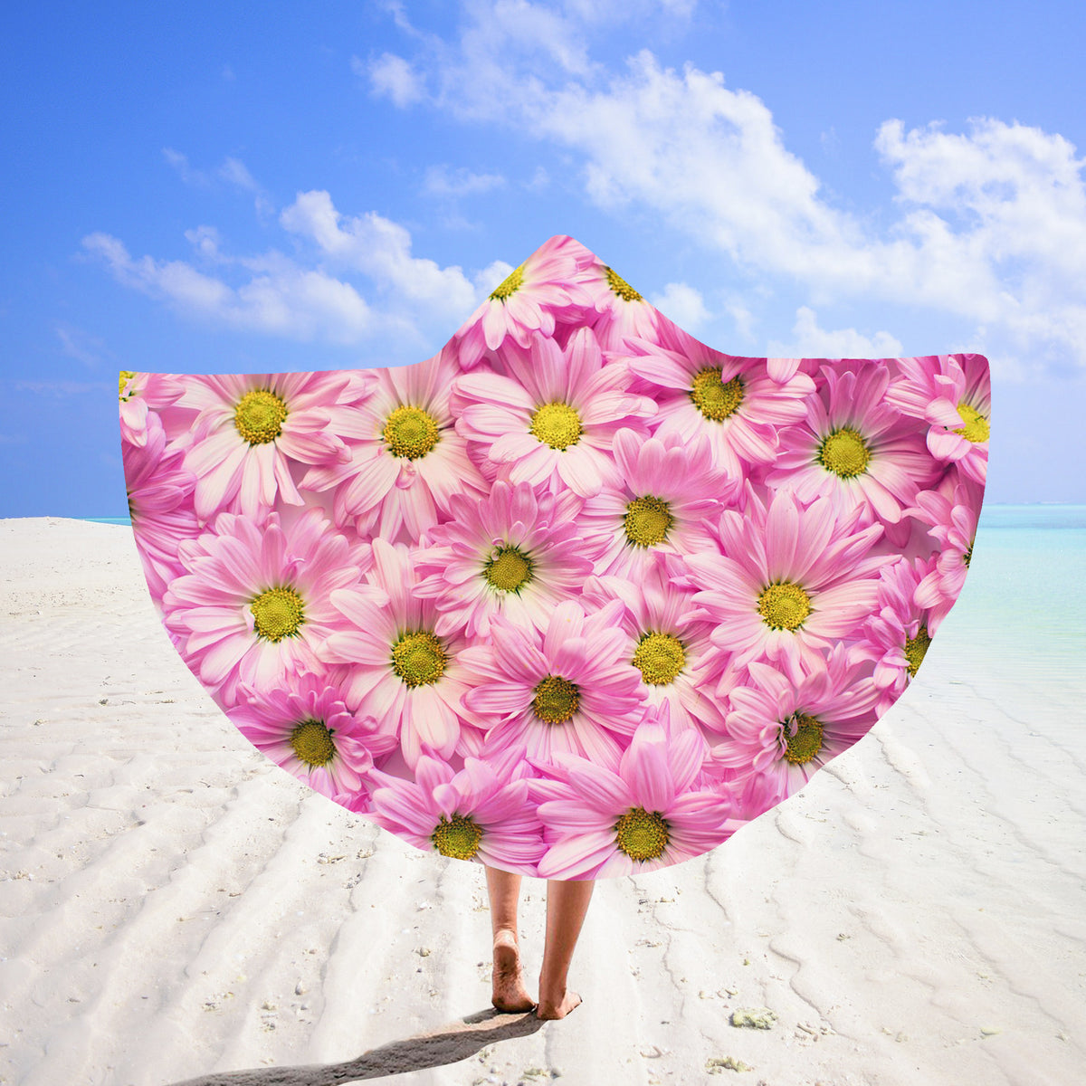 51 x 39.4" Hooded Beach Towel Surf Poncho#5