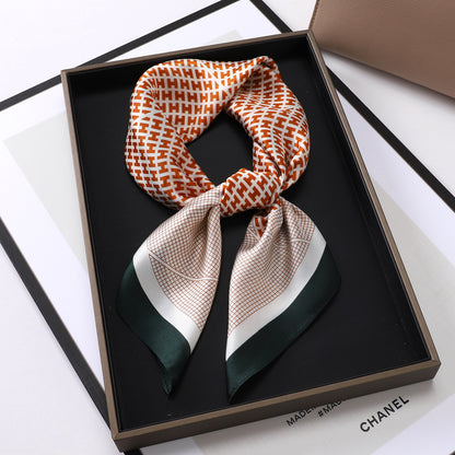 28" x 28" Stain Square Scarf Neck Scarves Kerchief Neckerchief Headband Handbags Wrap Scarf #17