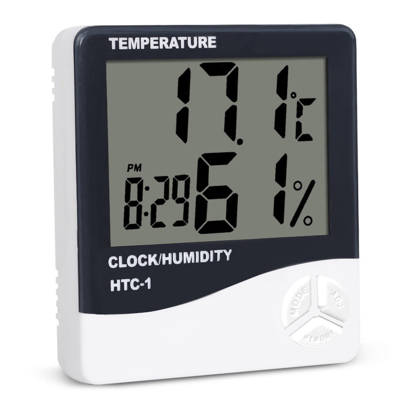 Big Screen Household Thermometer Alarm Digital Hygrometer