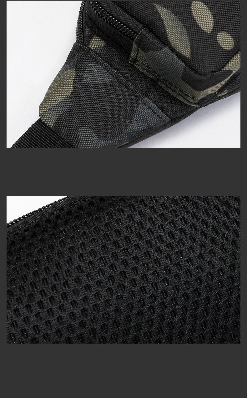 Multi Functional Outdoor Sports Water Resistant Oxford Camouflage Fanny Pack
