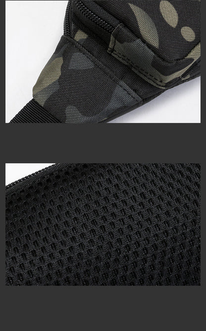 Multi Functional Outdoor Sports Water Resistant Oxford Camouflage Fanny Pack