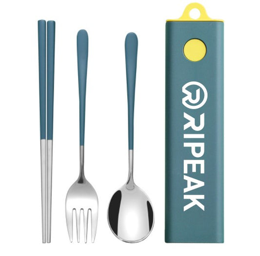 304 Stainless Steel Portable Tableware 3 Sets