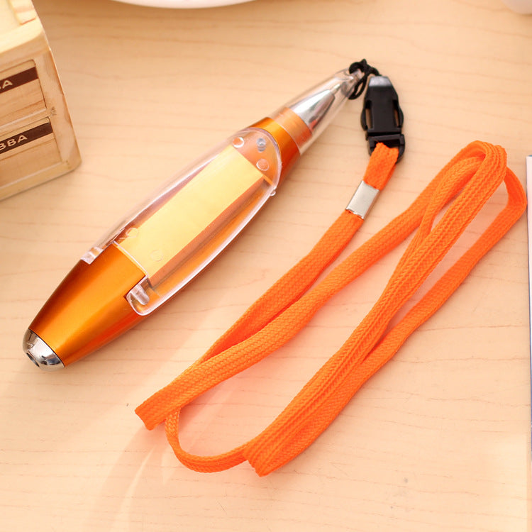 Multi-Function Capacitive Pen with LED Flashlight Writing Pens Hanging rope note paper