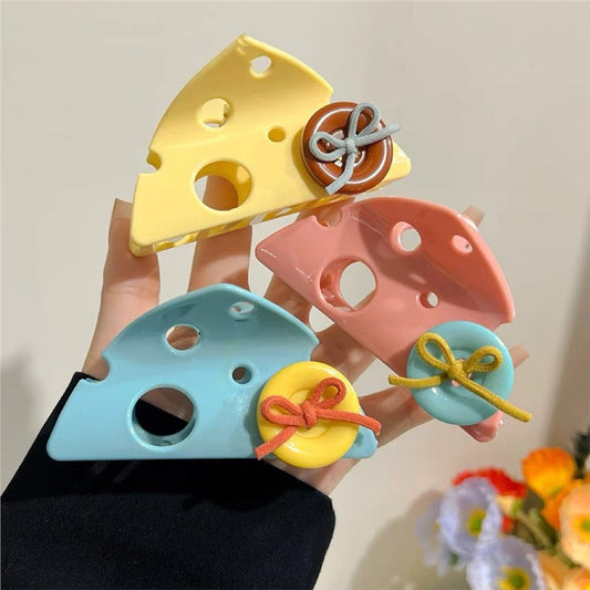 Cheese Hair Claw Clips Hair Clips