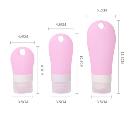 1.28 OZ Leak Proof Silicone Travel Split Bottles For Toiletries - TSA Approved Container