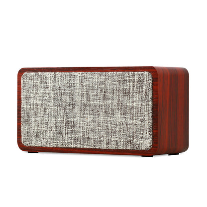 Stereo Sound Wood Fabric Wireless Speaker