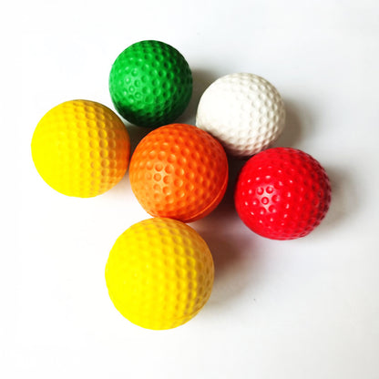 Golf Stress Release PU Foam Toy Golf Model Decorative Pressure Release Grip Ball