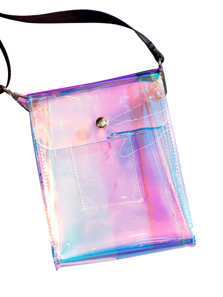 Iridescent Clear Blank Front