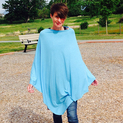 Nursing Cover for Breastfeeding - 360 Degree Privacy Poncho