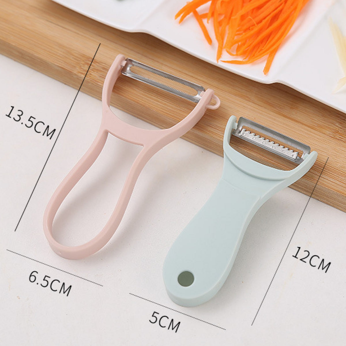 2" 1 Peeler & Slicer Vegetable Cutter Sharp Blade Kitchen Tool Set