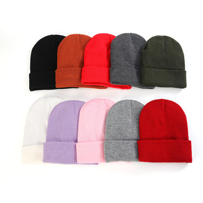 Unisex Adult Knit Cuffed Beanie Hat