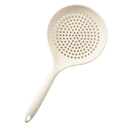 Silicone Large Slotted Spoon Cooking Skimmer Draining Strainer Spoon For Frying and Cooking