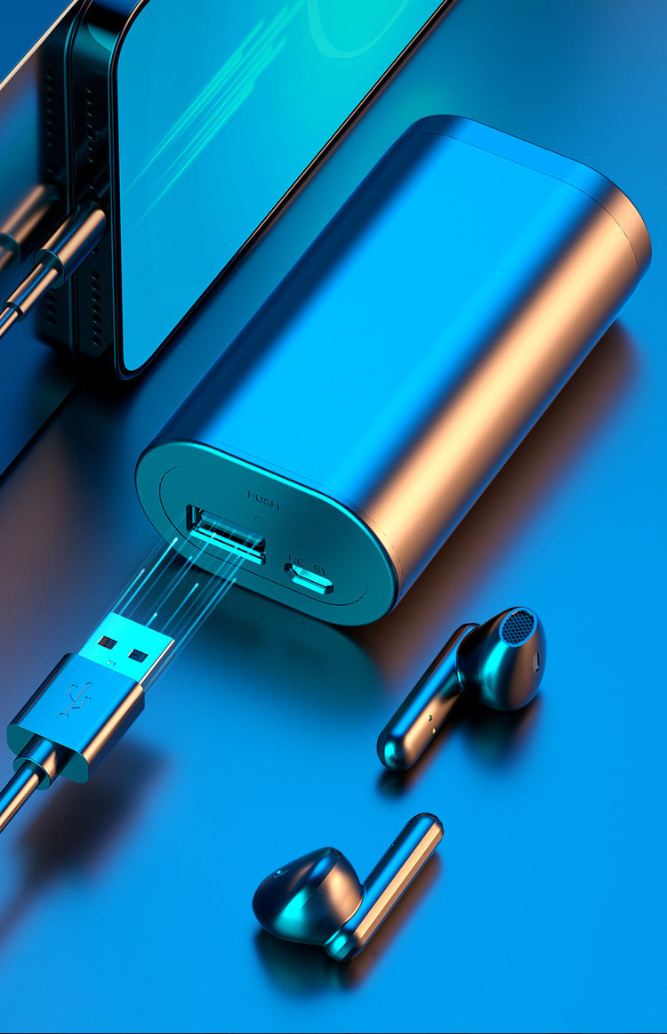 TWS Earbuds W/800 mAh Power Bank - Touch Version