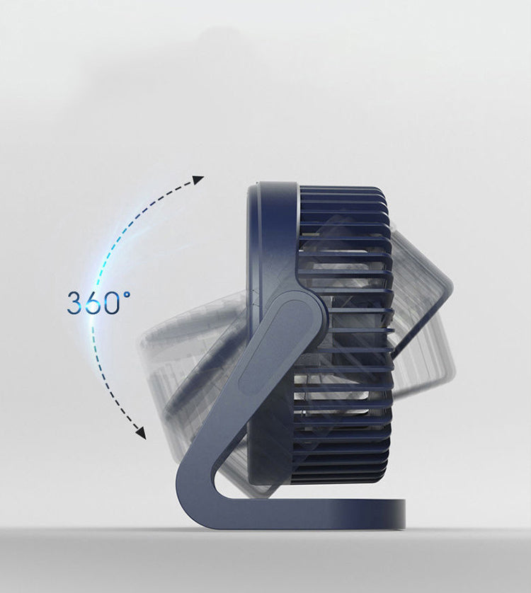 6" Plug-in Desk Fan USB Fan 2 Level Speed Adjustable Fan(Size M)