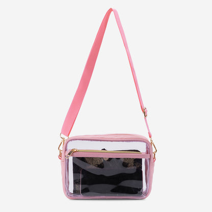Transparent PVC Single Shoulder Crossbody Bag