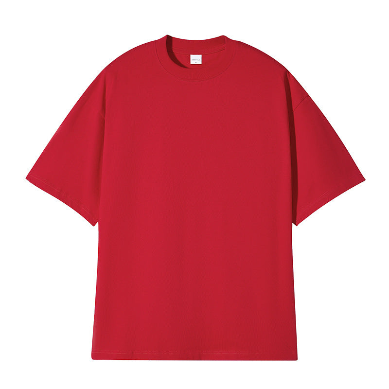 Unisex Cotton Short Sleeve T-Shirt Adult Crew Tee